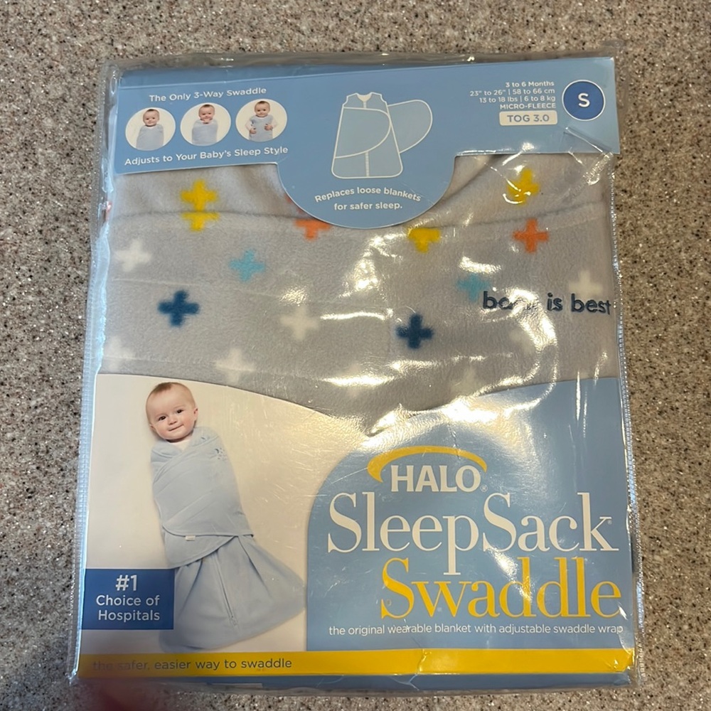 Halo SleepSack Swaddle fleece, NWT